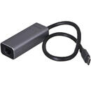 UNITEK UNITEK ADAPTER USB-C - RJ-45 2.5 GBIT, SILVER, U1313A