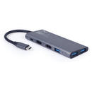 Gembird Gembird A-CM-COMBO3-01 USB Type-C 3-in-1 multi-port adapter (Hub + HDMI + PD)