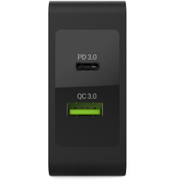 Incarcator de retea Green Cell USB-C 30W PD, USB, USB-C, Fast Charging