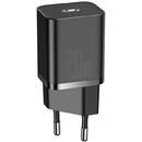 Type-C Super Si Quick Charger 20W, Black