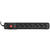 Prelungitor Activejet COMBO 6GN 3M black power strip with cord