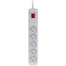 Activejet Activejet grey power strip with cord ACJ COMBO 5G/1,5M/BEZP. AUT/S