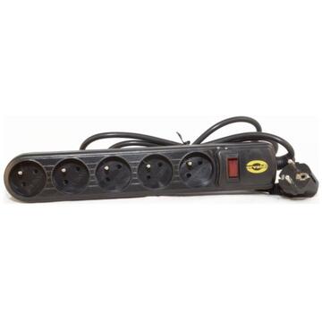 Prelungitor Power strip with surge protector ORVALDI ORV-5 5M