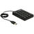Tastatura DeLOCK 12481 numeric keypad USB Universal Black, USB, Cu fir