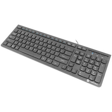 Tastatura NATEC Discus 2 keyboard USB USB US Slim