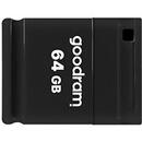 GOODRAM Goodram UPI2 USB flash drive 64 GB USB Type-A 2.0 negru, Citire 20 MB/s, Scriere 5 MB/s