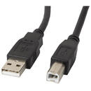 LANBERG Lanberg CA-USBA-10CC-0005-BK USB cable 0,5 m 2.0 USB B Black