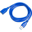 Akyga Akyga AK-USB-28 USB cable 1 m USB 3.2 Gen 1 (3.1 Gen 1) USB A Blue