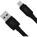 Green Cell Green Cell KABGC03 USB cable 0.25 m USB A USB C Black
