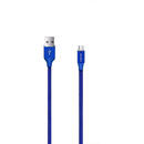 nafumi USB CABLE MICRO 3A NAFUMI BLUE 3000mAh QUICK CHARGER QC 3.0 NFM-A3000 - LENGTH 2 METERS