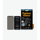PanzerGlass PanzerGlass Apple iPhone 12/12 Pro Edge-to-Edge Privacy Camslider Anti-Bacterial