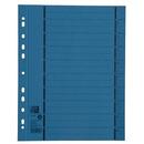 OXFORD Separatoare carton manila 250g/mp, 300 x 240mm, 100/set, OXFORD - albastru