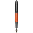 Stilou Diplomat Aero, cu penita M, aurita 14kt. - black orange