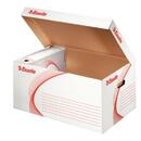 Esselte Container arhivare si transport ESSELTE Standard, deschidere superioara, carton, alb