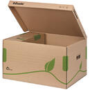 Esselte Container arhivare si transport ESSELTE Eco, cu capac, carton, natur