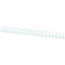 Office Products Inele plastic 28 mm, max 270 coli, 50buc/cut Office Products - alb