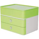 Han Suport cu 2 sertare + cutie ustensile HAN Allison Smart Box Plus - verde lime