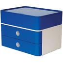 Han Suport cu 2 sertare + cutie ustensile HAN Allison Smart Box Plus - albastru royal