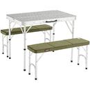 Coleman Coleman Pack-Away Table for 4 205584, camping set (aluminium/green)