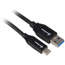 Sharkoon Sharkoon USB 3.1 Cable A-C - black - 0.5m