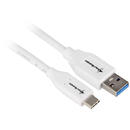 Sharkoon Sharkoon USB 3.1 Cable A-C - white - 0.5m