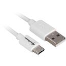Sharkoon Sharkoon USB 2.0 A - USB C Adapter - white - 3m