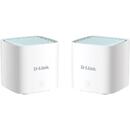 D-Link M15-2 AX1500 Mesh 2er WiFi6,up to 370sqm,WPA3