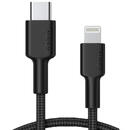 CB-CL02 USB cable Quick Charge USB C-Lightning | 1.2m | Black