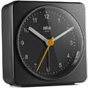 Braun BC 03 B quartz alarm clock analog black