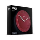Braun Braun BC 06 R Quartz wall clock analog red