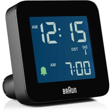 Ceasuri decorative Braun BC 09 B-DCF         black Radio Controlled Alarm Clock
