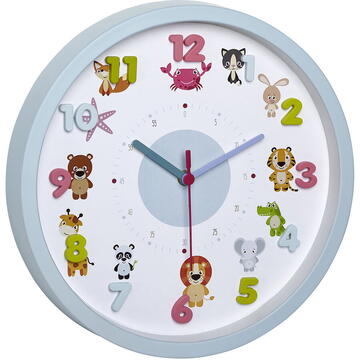 Ceasuri decorative TFA-Dostmann TFA 60.3051.14 Little Animal Kids Wall Clock