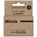 ACTIS Actis KC-510R ink for Canon printer; Canon PG-510 replacement; Standard; 12 ml; black