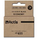 ACTIS Actis KH-655BKR ink for HP printer; HP 655 CZ109AE replacement; Standard; 20 ml; black