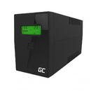 Green Cell UPS Green Cell 600VA 360W Line Interactive AVR LCD Reglaj Automat al Tensiunii cu ecran tactil
