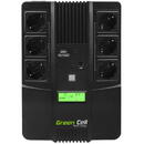 Green Cell UPS Green Cell 360W 600VA AiO line-interactive USB RJ45 LCD display 6 Prize Schuko