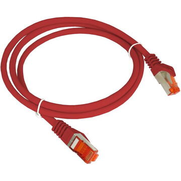 A-LAN Cablu patch-cord U/UTP PVC, 5 m, Rosu