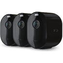ARLO Camera supraveghere video Wireless NetgearPro 4, 2K HDR, 2 Way Audio, interior/ exterior, Black