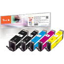 PEACH Peach Ink Economy Pack PI100-356 (compatible with Canon PGI-580, CLI-581)