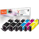 PEACH Peach Ink Economy Pack Plus 320448 (compatible with Canon PGI-580, CLI-581, 2078C005)