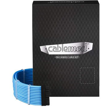 CableMod PRO ModMesh RT-Series Cable Kit, cable management (light blue, 13 parts)