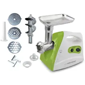 Mașină de tocat carne - MEATBALL E, EKM012G - 5901299917534, Esperanza EKM012G, 600 W, alb-verde