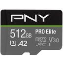 PNY MicroSDXC Elite 512GB P-SDUX512U3100PRO-GE