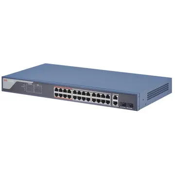 Switch Hikvision DS-3E1326P-EI, 24 porturi, PoE