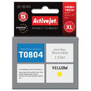 Activejet Activejet AE-804N ink for Epson printer, Epson T0804 replacement; Supreme; 13.5 ml; yellow