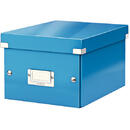 Leitz Cutie depozitare LEITZ WOW Click & Store, carton laminat, mica, albastru