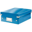 Leitz Cutie depozitare LEITZ WOW Click & Store Organizer, carton laminat, mica, albastru