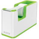 Dispenser banda adeziva LEITZ WOW, PS, banda inclusa, culori duale, alb-verde