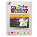 Carioca Vopsea pentru textile, rezistanta la spalare, 6 culori/blister, CARIOCA Fabric Paint - Sleek