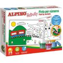 Cutie cu articole creative pentru copii, ALPINO Activity - Paint by numbers